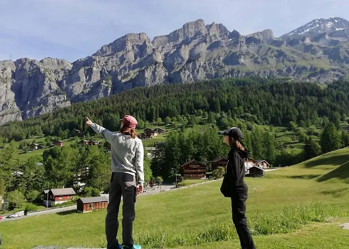 Zum Turm 02 - Renoviert, Traumhafte Aussicht Apartmán Leukerbad